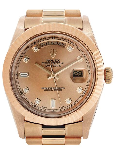 rolex day date 18k rose gold ebay|vintage rolex 18k gold day.